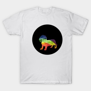 Dachshund - Rainbow Pride Silhouette T-Shirt